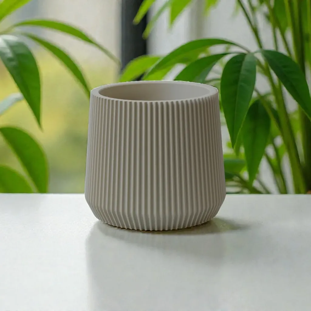 Cache-pot d'intérieur - SHANGAI (Natural, 10,5 cm)